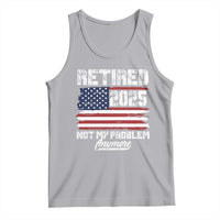 Vintage Retired 2025 Tank Top Not My Problem Anymore American Flag TS10