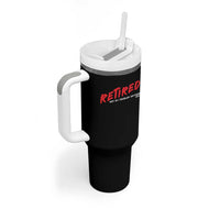 Retired 2025 Tumbler With Handle Not My Problem Anymore 90s Vintage Style