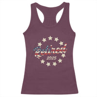 Retired 2025 Racerback Tank Top Retirement Gifts American Flag