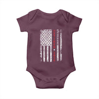 Retired 2025 Baby Onesie Vintage Old American Flag - Wonder Print Shop