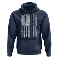 Retired 2025 Hoodie Vintage Old American Flag - Wonder Print Shop