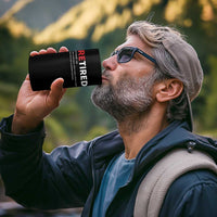 Funny Retirement Gifts 4 in 1 Can Cooler Tumbler Retired Not My Problem Anymore I Do What I Want