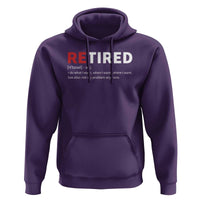Funny Retirement Gifts Hoodie Retired Not My Problem Anymore I Do What I Want