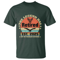 Vintage Retirement 2025 T Shirt Legend Has Retired Not My Problem Anymore