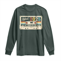Retired 2025 Long Sleeve Shirt Not My Problem Anymore Retro Cassette