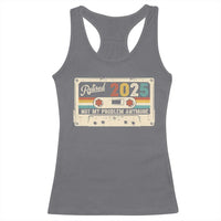 Retired 2025 Racerback Tank Top Not My Problem Anymore Retro Cassette