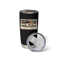 Retired 2025 Tumbler Cup Not My Problem Anymore Retro Cassette
