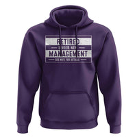 Funny Retirement Presents Hoodie Retired Under New Management See Wife for Details