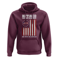 Funny Retired 2025 Hoodie Under New Management See Wife for Details American Flag