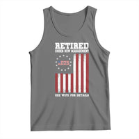 Funny Retired 2025 Tank Top Under New Management See Wife for Details American Flag
