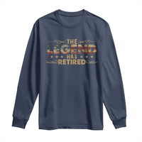 The Legend Has Retired 2025 Long Sleeve Shirt Retro American Flag