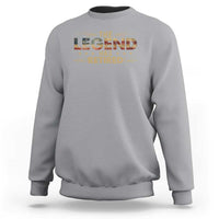 The Legend Has Retired 2025 Sweatshirt Retro American Flag