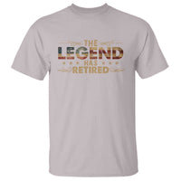 The Legend Has Retired 2025 T Shirt Retro American Flag