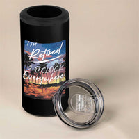 Funny Retirement Gift 4 in 1 Can Cooler Tumbler I'm Retired It's 5 O'Clock Everywhere Beach Summer Vibes
