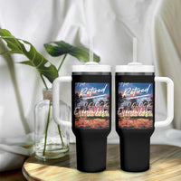 Funny Retirement Gift Tumbler With Handle I'm Retired It's 5 O'Clock Everywhere Beach Summer Vibes