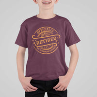 Retired Est 2026 T Shirt For Kid Not My Problem Anymore Vintage Retirement Gifts - Wonder Print Shop