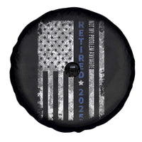 Retired 2025 Spare Tire Cover Not My Problem Anymore Vintage American Flag - Wonder Print Shop