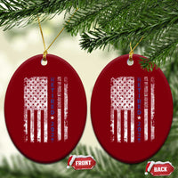 Retired 2025 Ceramic Ornament Not My Problem Anymore Vintage American Flag - Wonder Print Shop