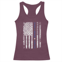 Retired 2025 Racerback Tank Top Not My Problem Anymore Vintage American Flag - Wonder Print Shop