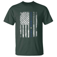 Retired 2025 T Shirt Not My Problem Anymore Vintage American Flag - Wonder Print Shop