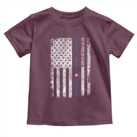 Retired 2025 Toddler T Shirt Not My Problem Anymore Vintage American Flag - Wonder Print Shop