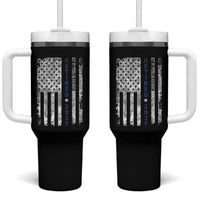 Retired 2025 Tumbler With Handle Not My Problem Anymore Vintage American Flag - Wonder Print Shop