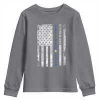 Retired 2025 Youth Sweatshirt Not My Problem Anymore Vintage American Flag - Wonder Print Shop