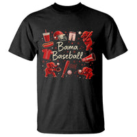Alabama Baseball T Shirt Cute Trendy Bama Fan Game Day Doodle