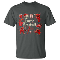 Alabama Baseball T Shirt Cute Trendy Bama Fan Game Day Doodle