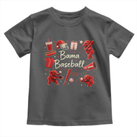 Alabama Baseball Toddler T Shirt Cute Trendy Bama Fan Game Day Doodle