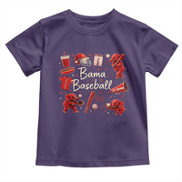 Alabama Baseball Toddler T Shirt Cute Trendy Bama Fan Game Day Doodle