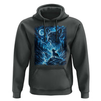 French Bulldog Howling To The Moon Hoodie Vintage Graphic Dog Lovers Silly Frenchy Bulldog Mom