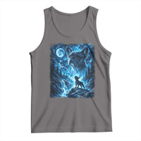 French Bulldog Howling To The Moon Tank Top Vintage Graphic Dog Lovers Silly Frenchy Bulldog Mom