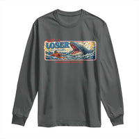 Funny Jonah And The Whale Long Sleeve Shirt Christian Bible Get in Loser Were Doing Gods Will