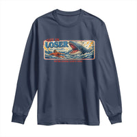 Funny Jonah And The Whale Long Sleeve Shirt Christian Bible Get in Loser Were Doing Gods Will