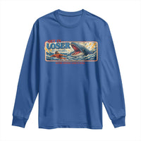 Funny Jonah And The Whale Long Sleeve Shirt Christian Bible Get in Loser Were Doing Gods Will