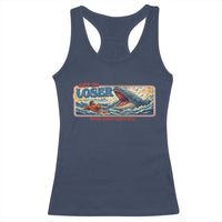 Funny Jonah And The Whale Racerback Tank Top Christian Bible Get in Loser Were Doing Gods Will