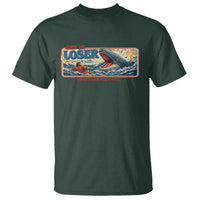 Funny Jonah And The Whale T Shirt Christian Bible Get in Loser Were Doing Gods Will