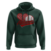 Alabama Fan Hoodie AL Baseball Heart Graphic Sports Style 80s 90s
