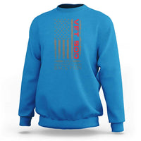 Vet Bod Sweatshirt Funny Veteran Like Dad Bod But More Back Pain US Flag - Wonder Print Shop