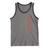Vet Bod Tank Top Funny Veteran Like Dad Bod But More Back Pain US Flag - Wonder Print Shop
