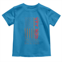 Vet Bod Toddler T Shirt Funny Veteran Like Dad Bod But More Back Pain US Flag - Wonder Print Shop