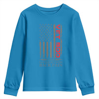 Vet Bod Youth Sweatshirt Funny Veteran Like Dad Bod But More Back Pain US Flag - Wonder Print Shop