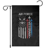 Air Force Veteran Garden Flag Distressed American Flag Retired Dad Grandpa