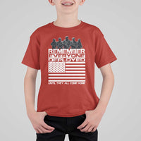 R.E.D Friday T Shirt For Kid Remember Everyone Deployed Military US Flag - Wonder Print Shop