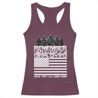 R.E.D Friday Racerback Tank Top Remember Everyone Deployed Military US Flag - Wonder Print Shop