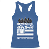 R.E.D Friday Racerback Tank Top Remember Everyone Deployed Military US Flag - Wonder Print Shop