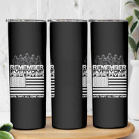 R.E.D Friday Skinny Tumbler Remember Everyone Deployed Military US Flag - Wonder Print Shop