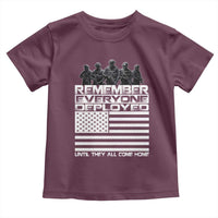R.E.D Friday Toddler T Shirt Remember Everyone Deployed Military US Flag - Wonder Print Shop