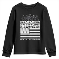 R.E.D Friday Youth Sweatshirt Remember Everyone Deployed Military US Flag - Wonder Print Shop